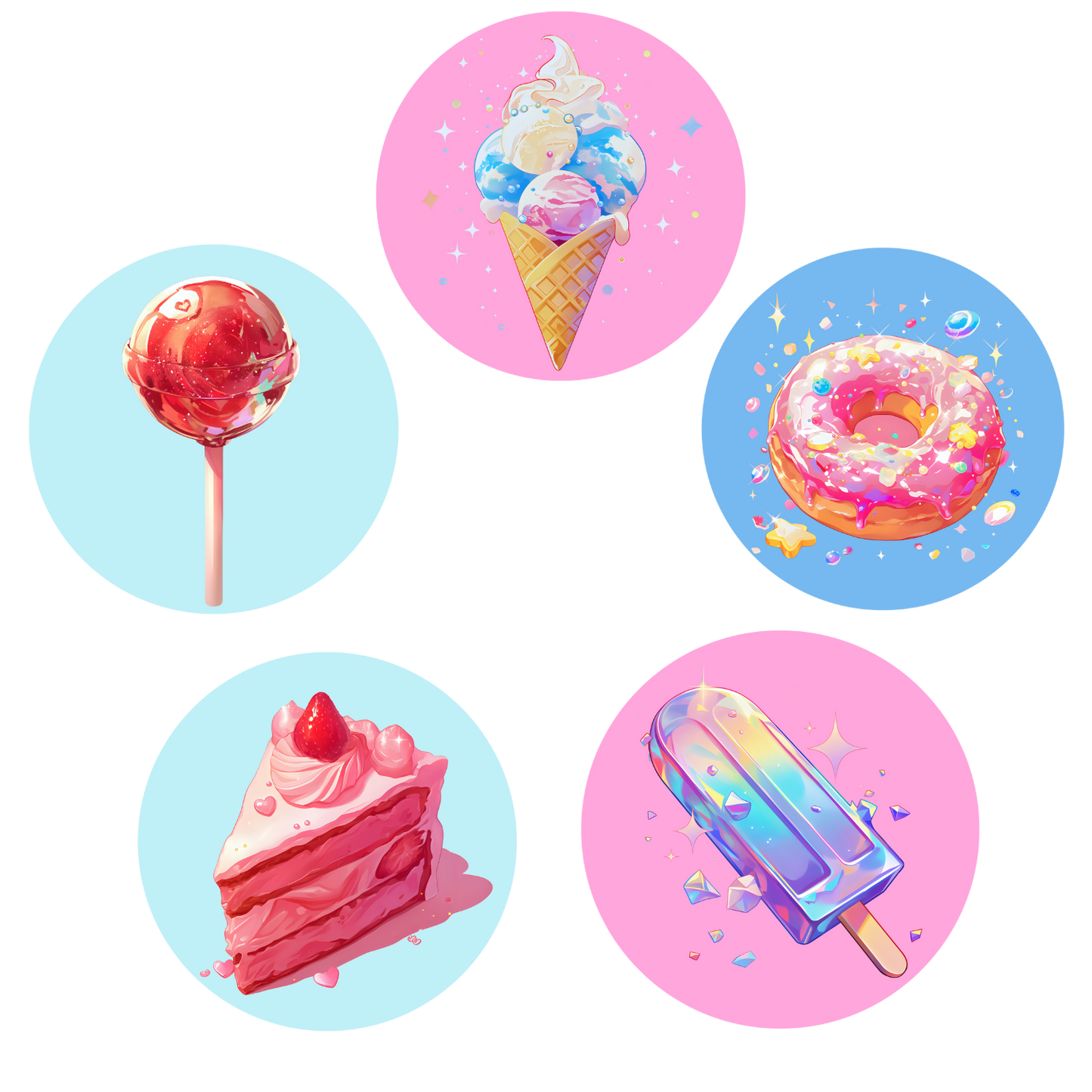 Candy Collection 8 cm x 8 cm