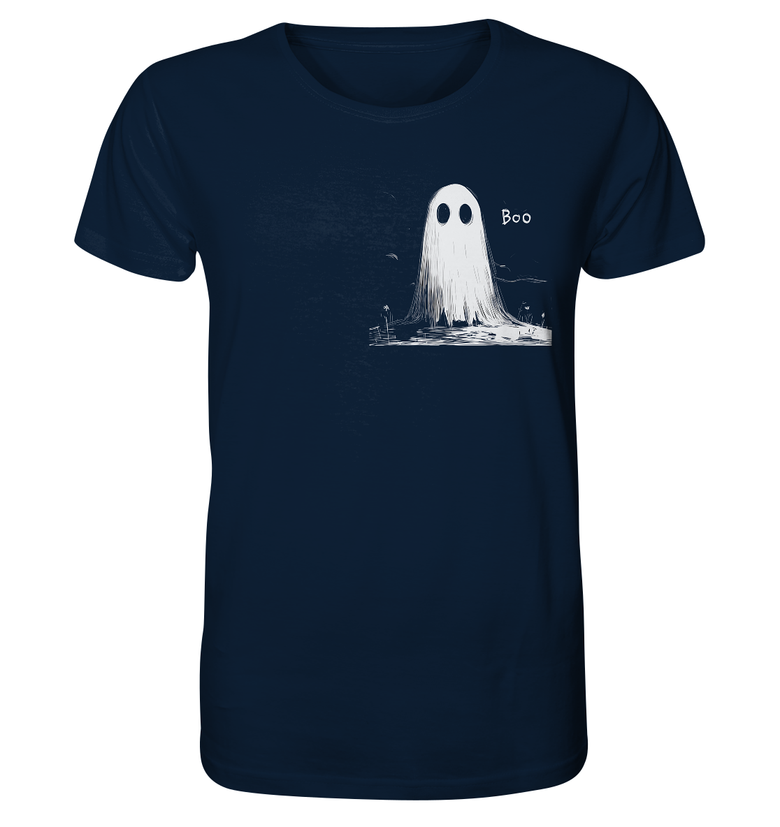 Boo! Herren T-Shirt aus reiner Bio-Baumwolle