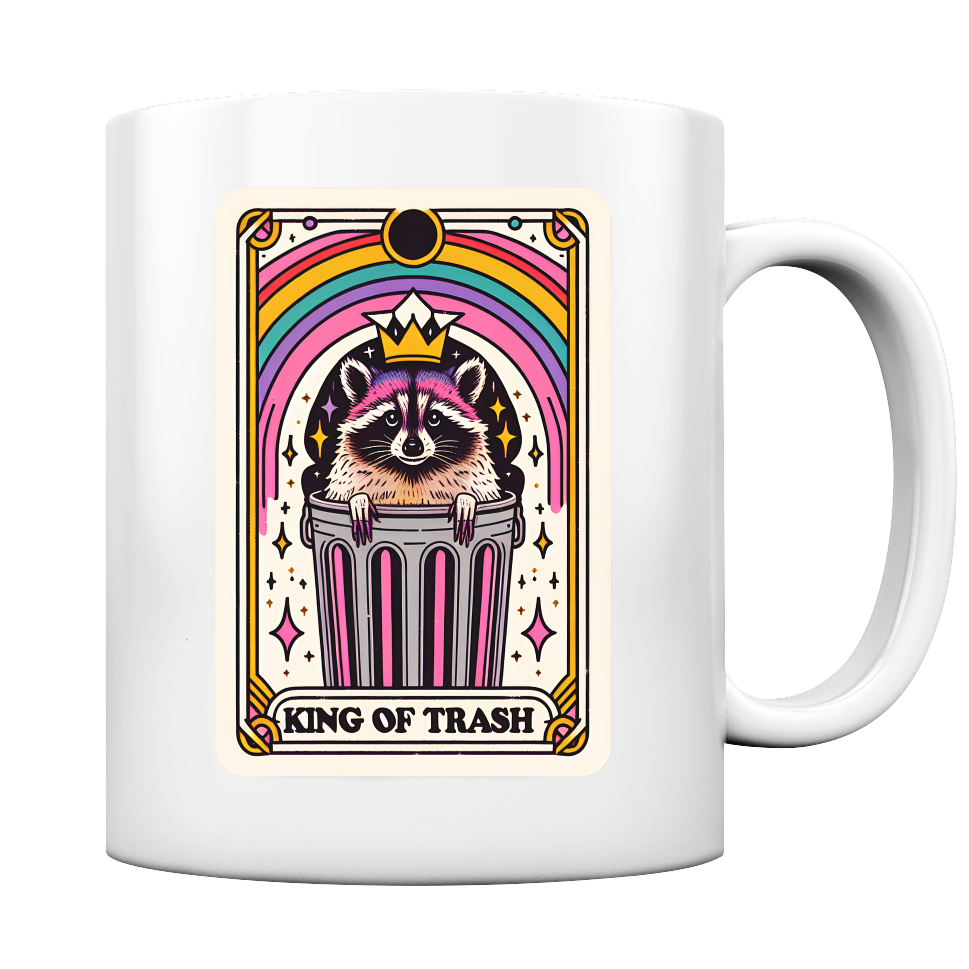 "King of Trash"-Tarot Karte - Tasse