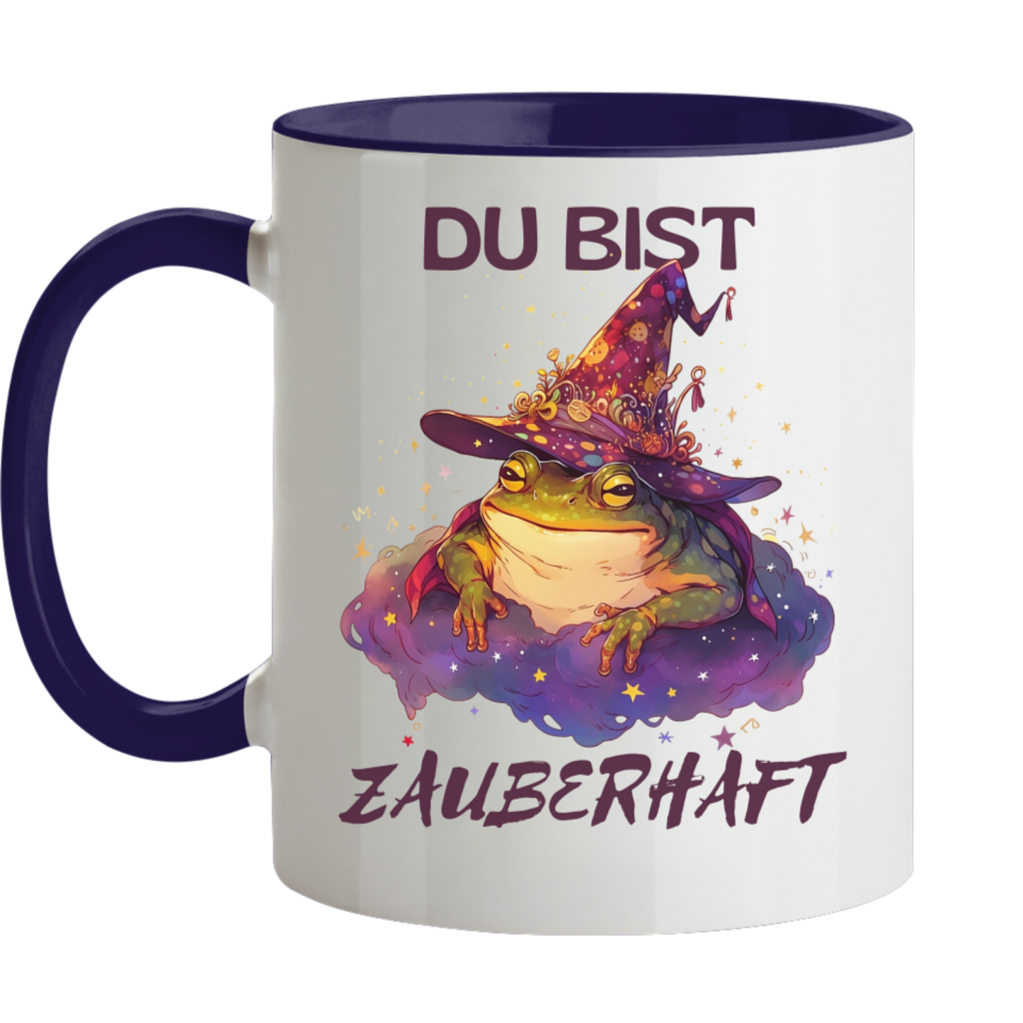 Bezaubernde Tasse mit Kröte  "Du bist zauberhaft"