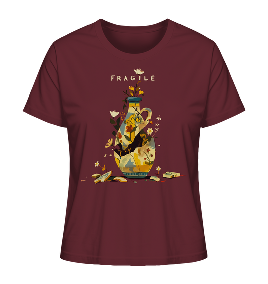 "Fragil" - T-Shirt aus Bio-Baumwolle