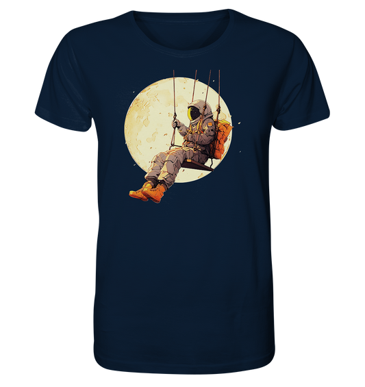 T-Shirt Astronaut aus Bio-Baumwolle in Dunkelblau