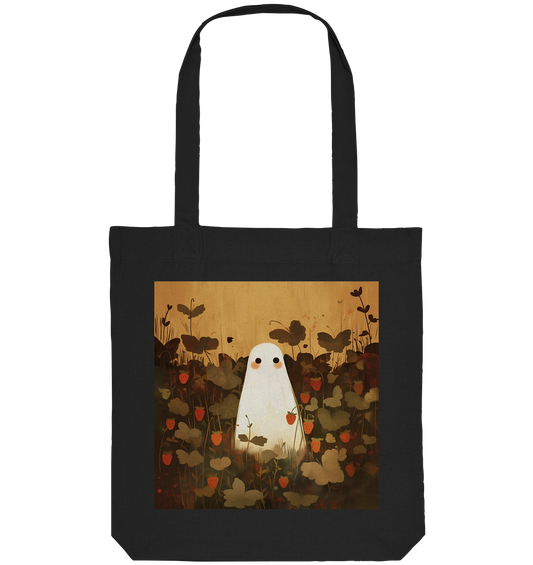 Geist im Erdbeerfeld: Tasche aus recycelter Baumwolle