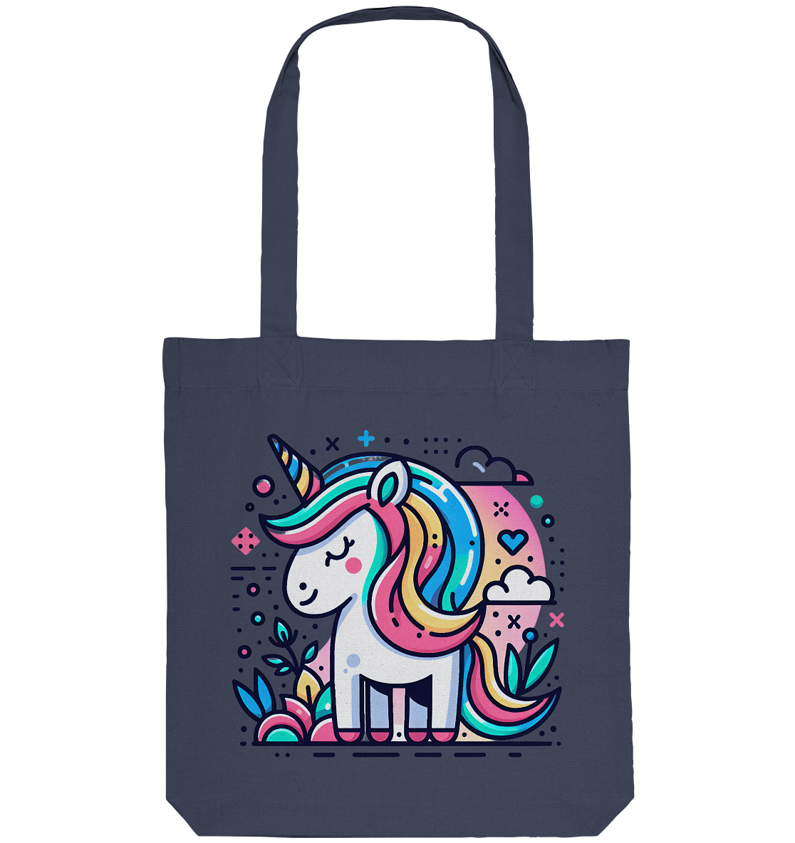 Einhorn Tasche aus recycelter Baumwolle