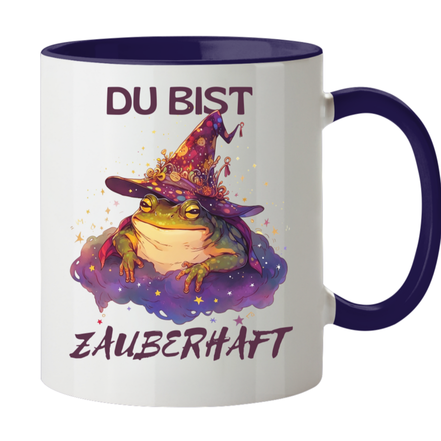 Bezaubernde Tasse mit Kröte  "Du bist zauberhaft"